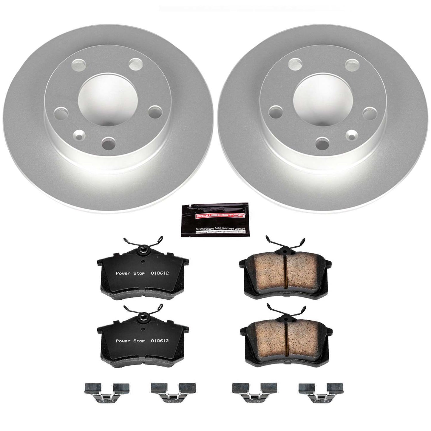 PowerStop Power Stop 02-06 Audi A4 Rear Z23 Evolution Sport Coated Brake Kit CRK3129