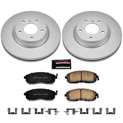 PowerStop Power Stop 03-05 Infiniti G35 Front Z17 Evolution Geomet Coated Brake Kit CRK3140