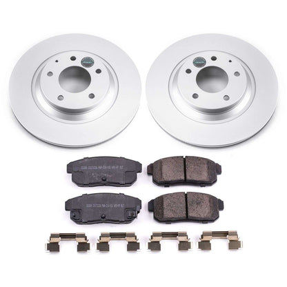 PowerStop Power Stop 04-11 Mazda RX-8 Rear Z17 Evolution Geomet Coated Brake Kit CRK3146