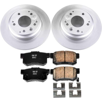 PowerStop Power Stop 91-95 Acura Legend Rear Z17 Evolution Geomet Coated Brake Kit CRK3153