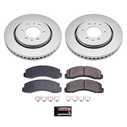 PowerStop Power Stop 10-18 Ford Expedition Front Z17 Evolution Geomet Coated Brake Kit CRK3167
