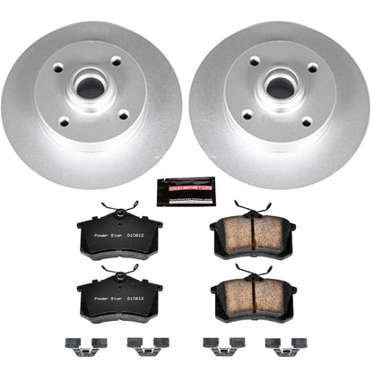 PowerStop Power Stop 99-02 Volkswagen Cabrio Rear Z23 Evolution Sport Coated Brake Kit CRK369
