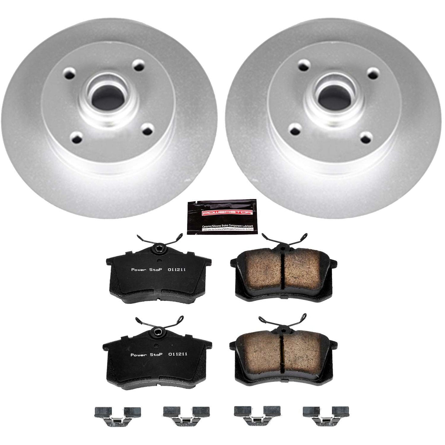 PowerStop Power Stop 90-92 Volkswagen Corrado Rear Z23 Evolution Sport Coated Brake Kit CRK370