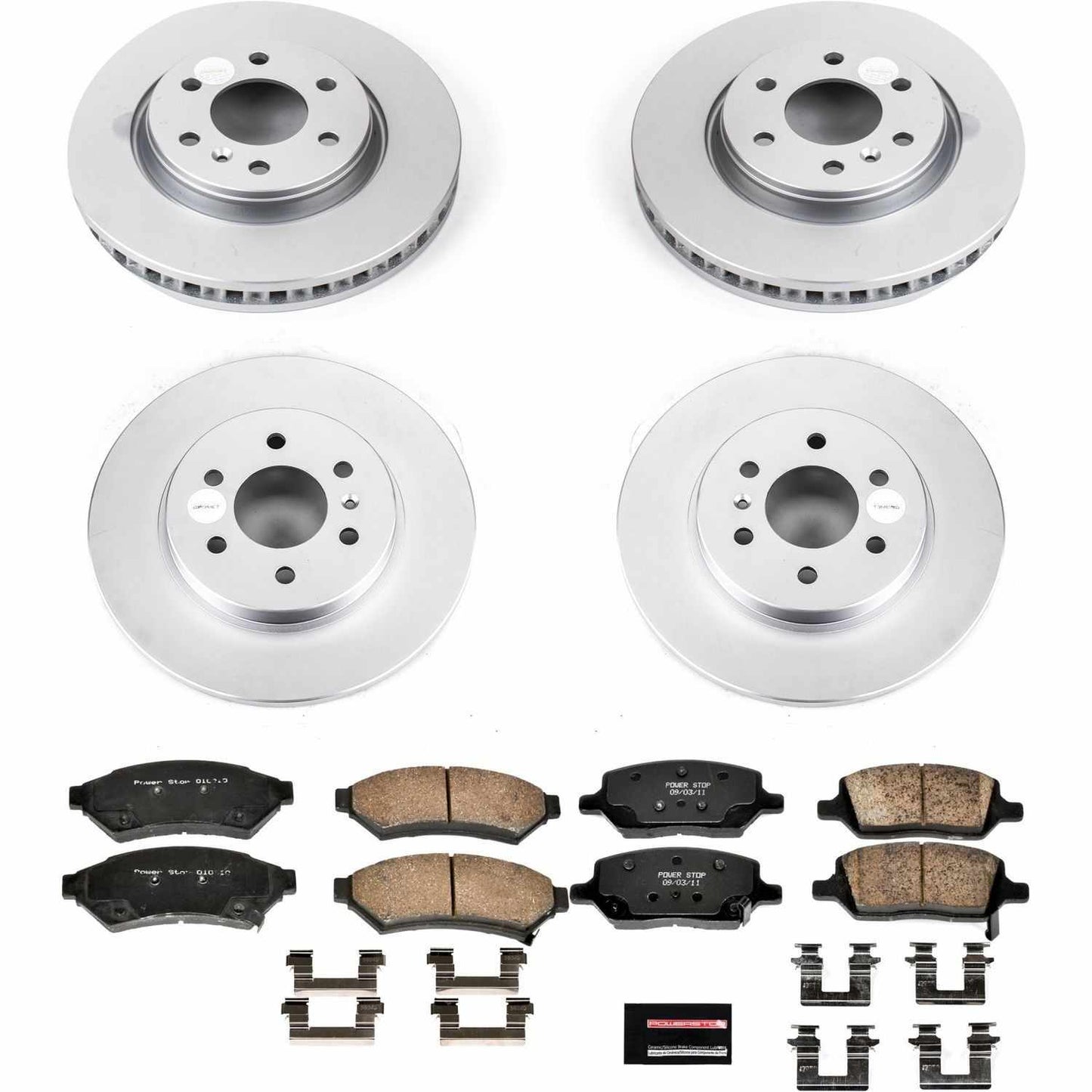 PowerStop Power Stop 06-07 Buick Terraza Front & Rear Z17 Evolution Geomet Coated Brake Kit CRK4048