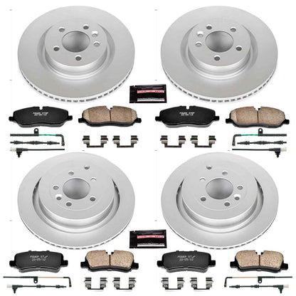 PowerStop Power Stop 05-09 Land Rover LR3 Front & Rear Z23 Evolution Sport Coated Brake Kit CRK4059