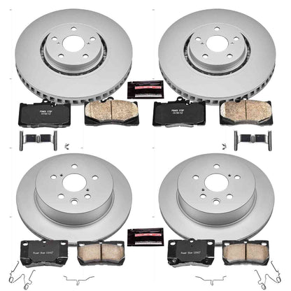PowerStop Power Stop 07-11 Lexus GS350 Front & Rear Z17 Evolution Geomet Coated Brake Kit CRK4071