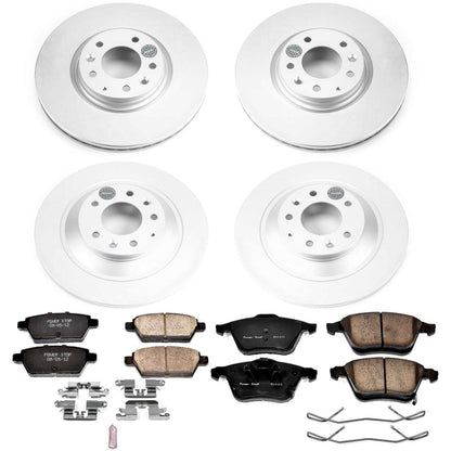 PowerStop Power Stop 06-07 Mazda 6 Front & Rear Z17 Evolution Geomet Coated Brake Kit CRK4092