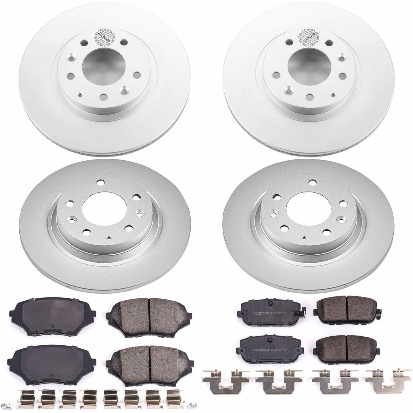 PowerStop Power Stop 06-15 Mazda MX-5 Miata Front & Rear Z17 Evolution Geomet Coated Brake Kit CRK4098