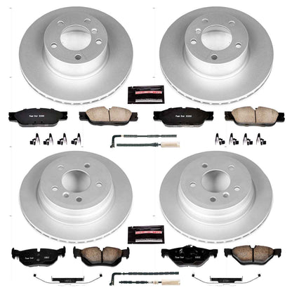 PowerStop Power Stop 2007 BMW 328xi Front & Rear Z23 Evolution Sport Coated Brake Kit CRK4102
