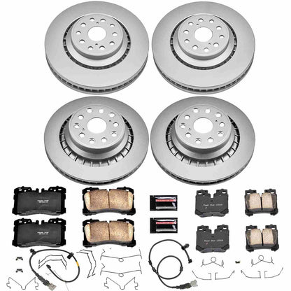 PowerStop Power Stop 07-09 Lexus LS460 Front & Rear Z17 Evolution Geomet Coated Brake Kit CRK4112