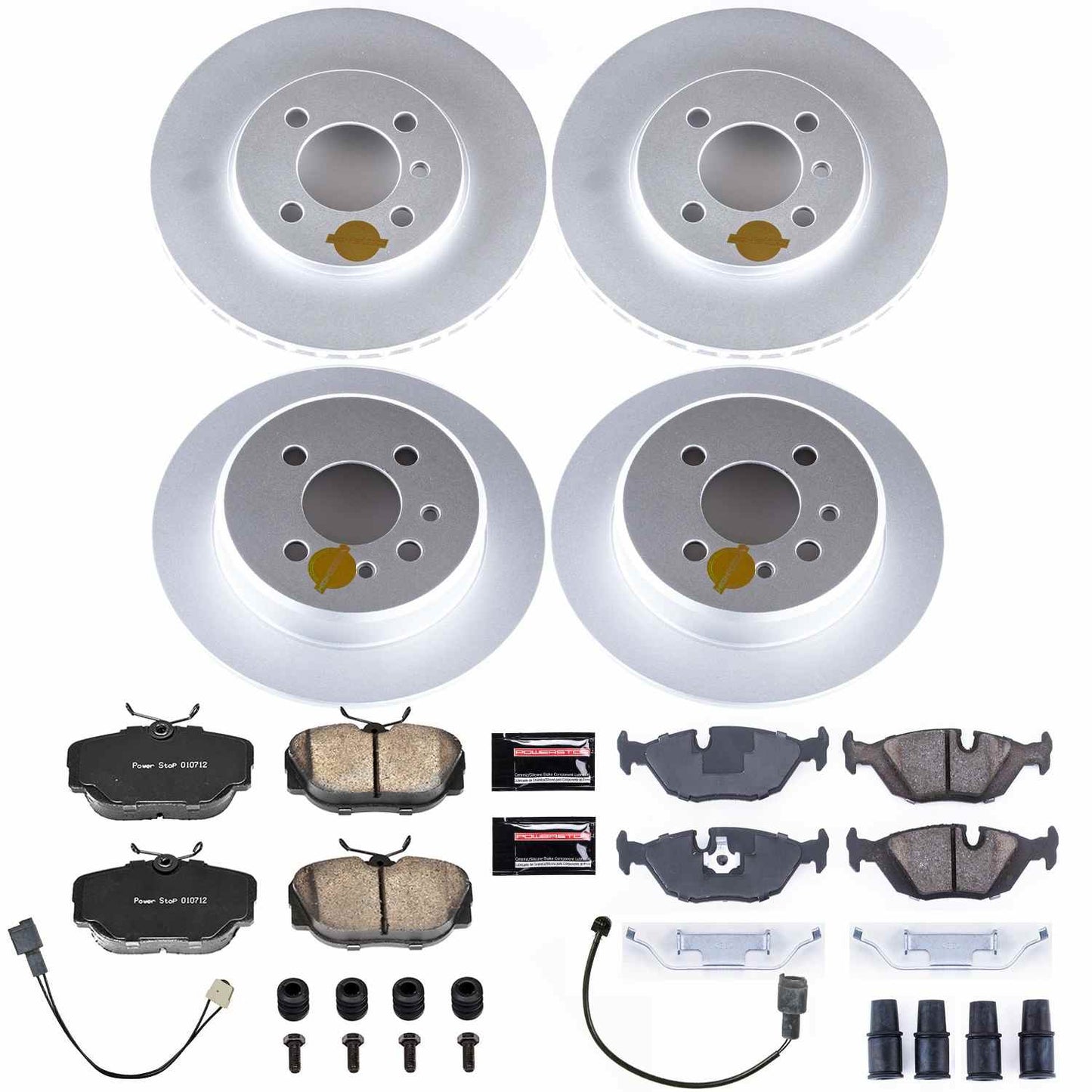PowerStop Power Stop 91-92 BMW 318i Front & Rear Z23 Evolution Sport Coated Brake Kit CRK4167