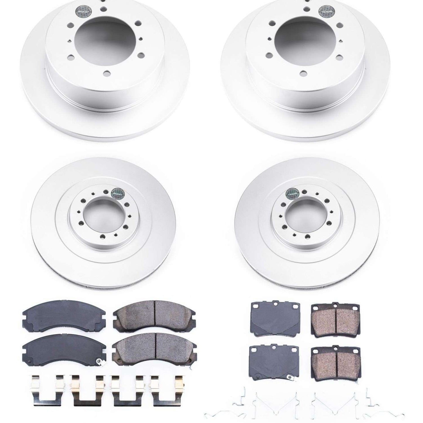 PowerStop Power Stop 00-04 Mitsubishi Montero Sport Front & Rear Z17 Evolution Geomet Coated Brake Kit CRK4252