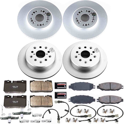 PowerStop Power Stop 95-00 Lexus LS400 Front & Rear Z17 Evolution Geomet Coated Brake Kit CRK4337