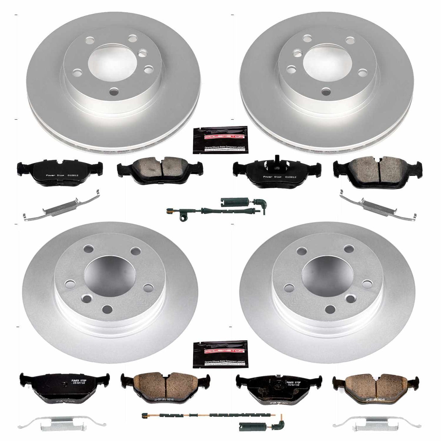 PowerStop Power Stop 03-05 BMW Z4 Front & Rear Z23 Evolution Sport Coated Brake Kit CRK4371