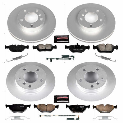 PowerStop Power Stop 03-05 BMW Z4 Front & Rear Z23 Evolution Sport Coated Brake Kit CRK4371