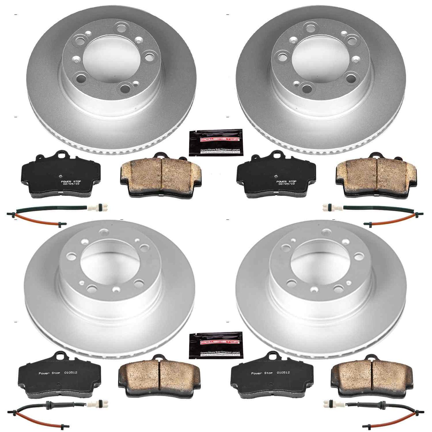 PowerStop Power Stop 97-04 Porsche Boxster Front & Rear Z23 Evolution Sport Coated Brake Kit CRK4406