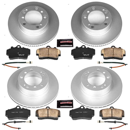PowerStop Power Stop 97-04 Porsche Boxster Front & Rear Z23 Evolution Sport Coated Brake Kit CRK4406
