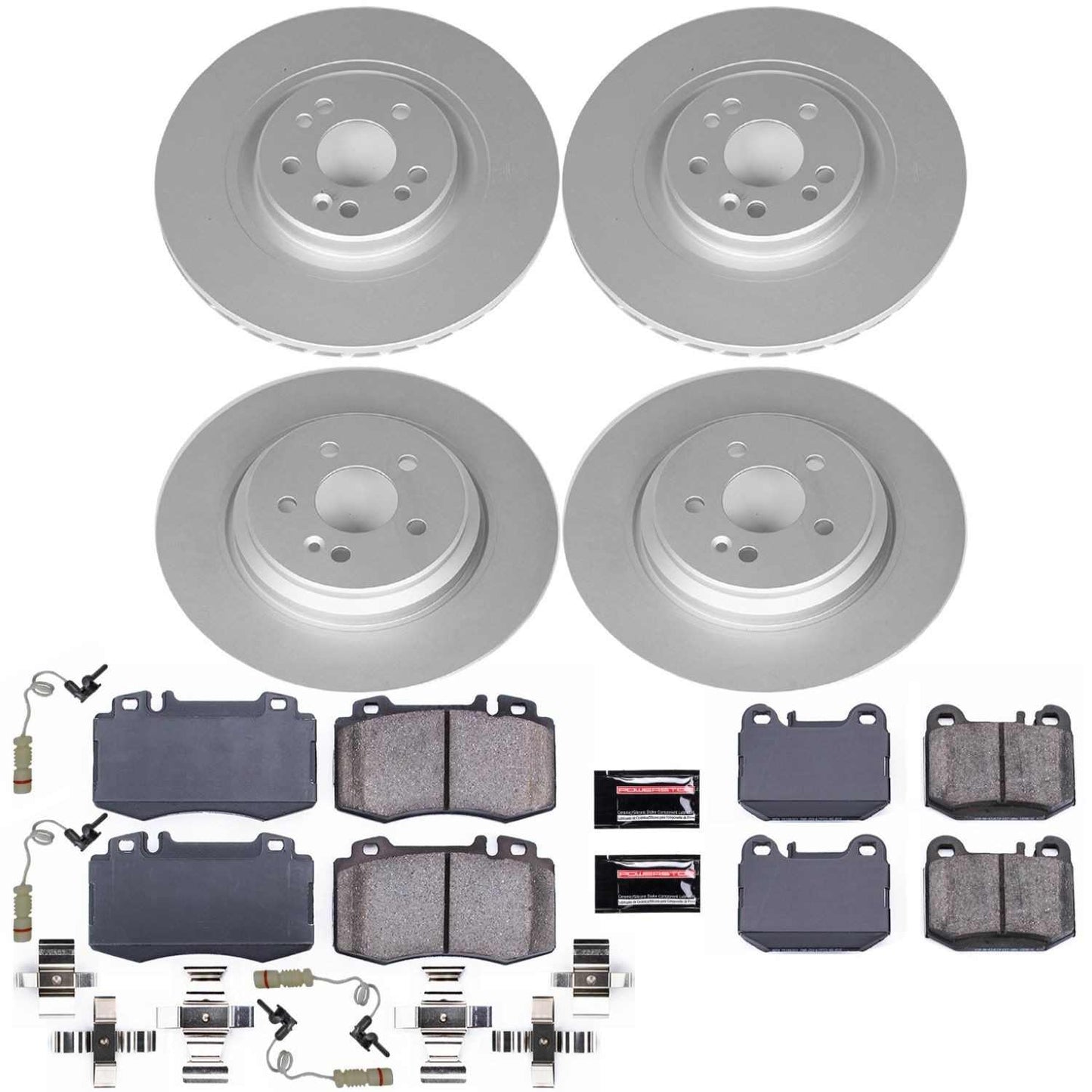 PowerStop Power Stop 00-01 Mercedes-Benz ML430 Front & Rear Z23 Evolution Sport Coated Brake Kit CRK4463