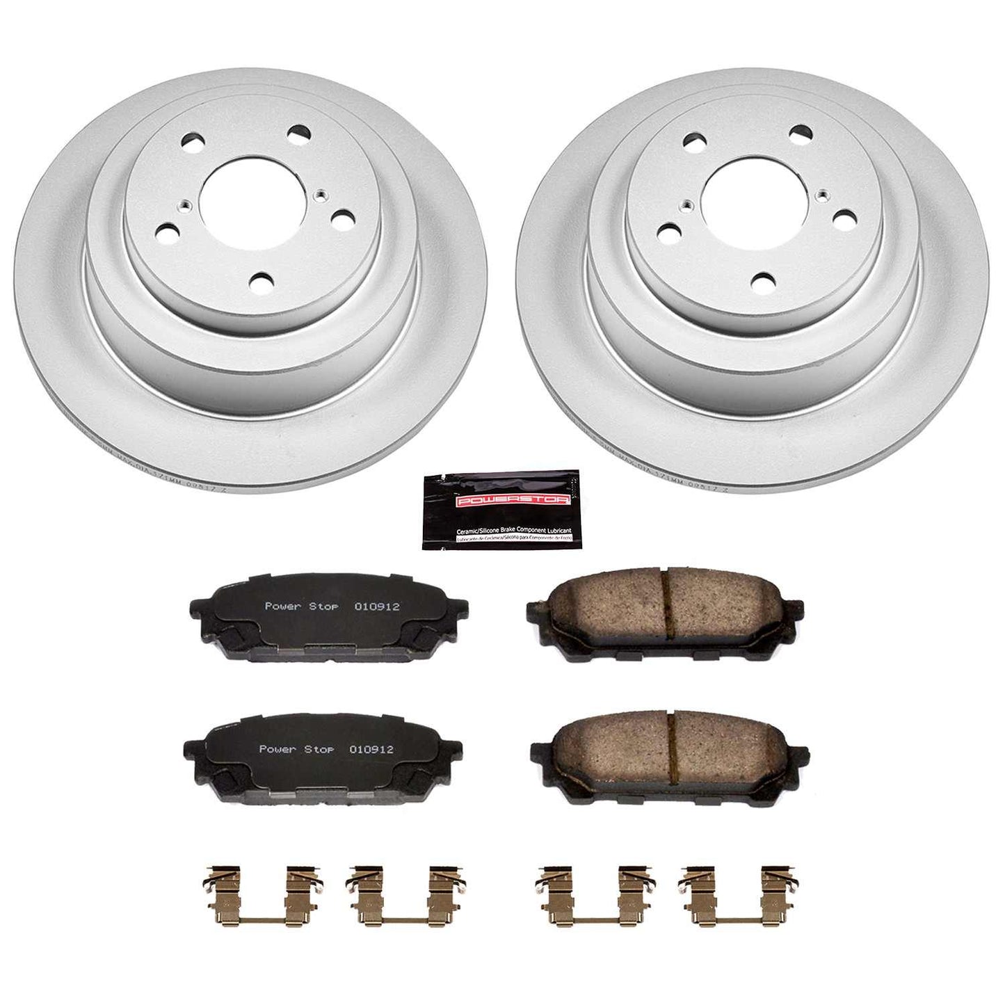 PowerStop Power Stop 05-06 Saab 9-2X Rear Z17 Evolution Geomet Coated Brake Kit CRK447