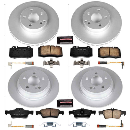 PowerStop Power Stop 2006 Mercedes-Benz E350 Front & Rear Z23 Evolution Sport Coated Brake Kit CRK4512