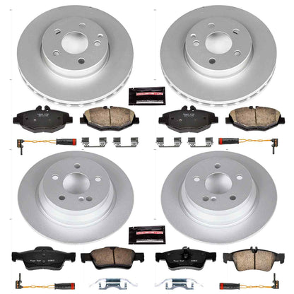 PowerStop Power Stop 2006 Mercedes-Benz E320 Front & Rear Z23 Evolution Sport Coated Brake Kit CRK4515