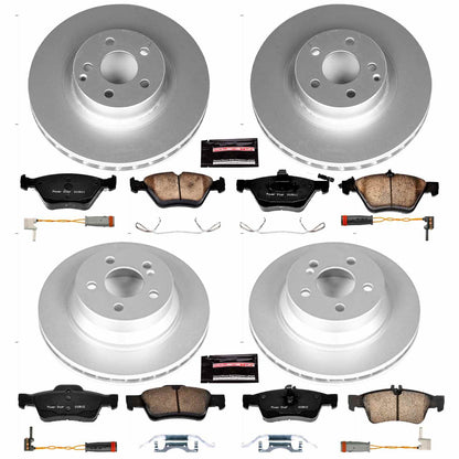 PowerStop Power Stop 2006 Mercedes-Benz E350 Front & Rear Z23 Evolution Sport Coated Brake Kit CRK4519