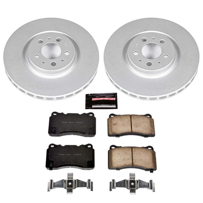 PowerStop Power Stop 04-07 Volvo S60 Front Z23 Evolution Sport Coated Brake Kit CRK4548