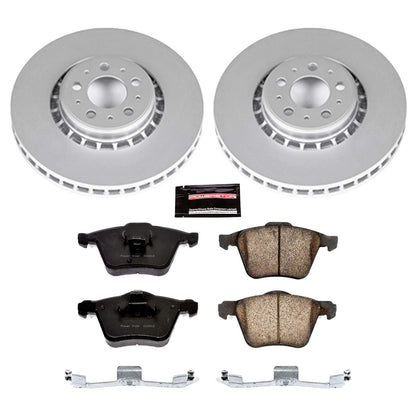 PowerStop Power Stop 03-14 Volvo XC90 Front Z23 Evolution Sport Coated Brake Kit CRK4552