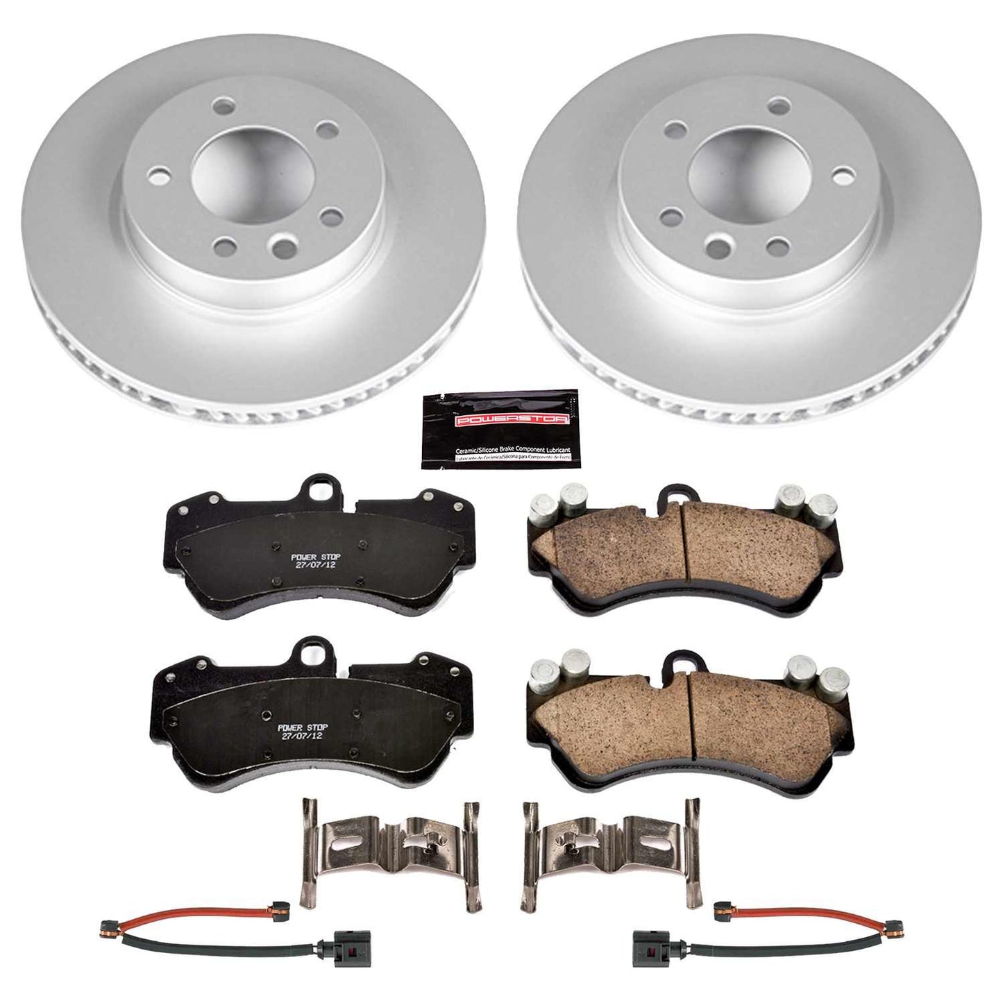 PowerStop Power Stop 04-06 Porsche Cayenne Front Z23 Evolution Sport Coated Brake Kit CRK4554