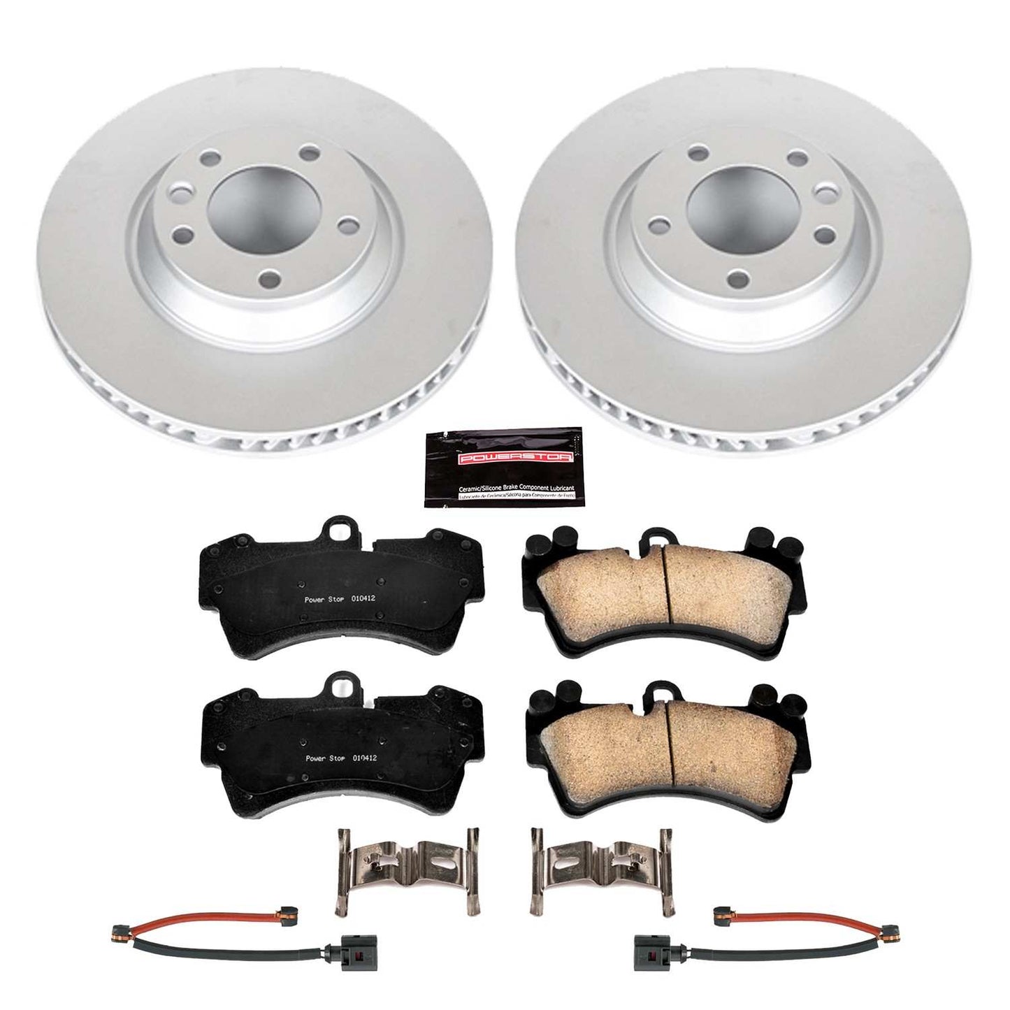 PowerStop Power Stop 07-15 Audi Q7 Front Z23 Evolution Sport Coated Brake Kit CRK4558