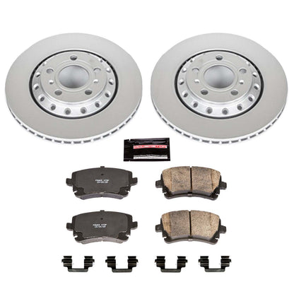 PowerStop Power Stop 03-10 Audi A8 Quattro Rear Z23 Evolution Sport Coated Brake Kit CRK4562