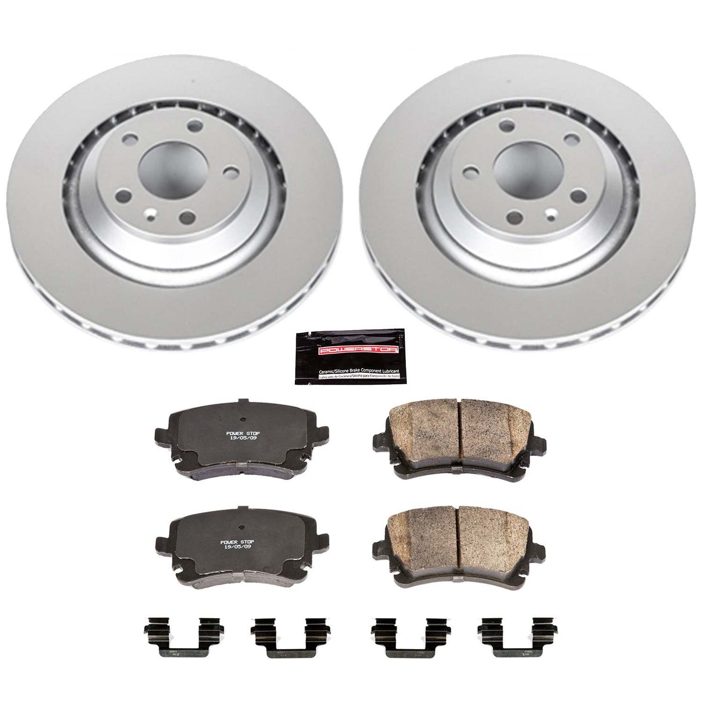 PowerStop Power Stop 05-11 Audi A6 Quattro Rear Z23 Evolution Sport Coated Brake Kit CRK4567