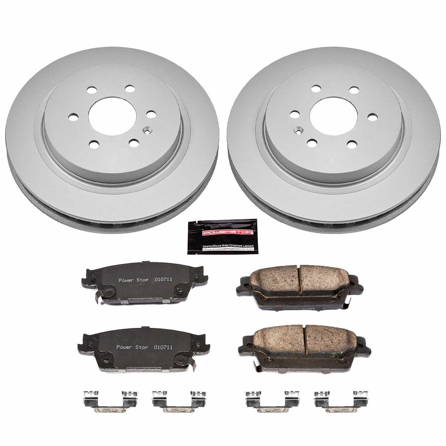 PowerStop Power Stop 04-09 Cadillac SRX Rear Z17 Evolution Geomet Coated Brake Kit CRK4568
