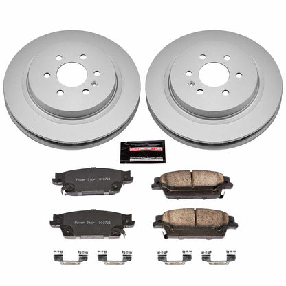 PowerStop Power Stop 04-09 Cadillac SRX Rear Z17 Evolution Geomet Coated Brake Kit CRK4568
