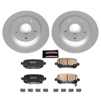 PowerStop Power Stop 08-12 Chrysler Town & Country Rear Z17 Evolution Geomet Coated Brake Kit CRK4569