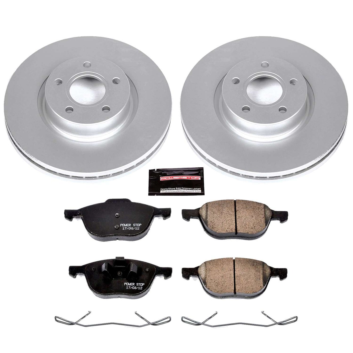 PowerStop Power Stop 13-17 Ford C-Max Front Z23 Evolution Sport Coated Brake Kit CRK4575