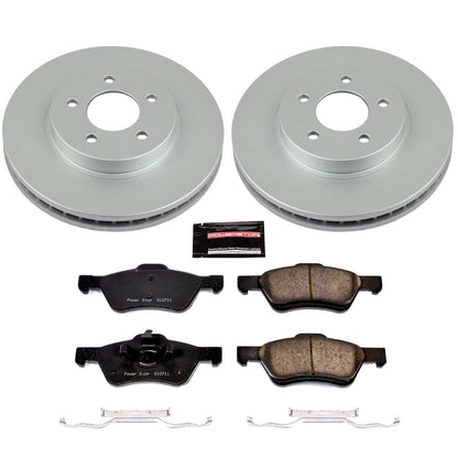 PowerStop Power Stop 05-10 Ford Escape Front Z17 Evolution Geomet Coated Brake Kit CRK4580