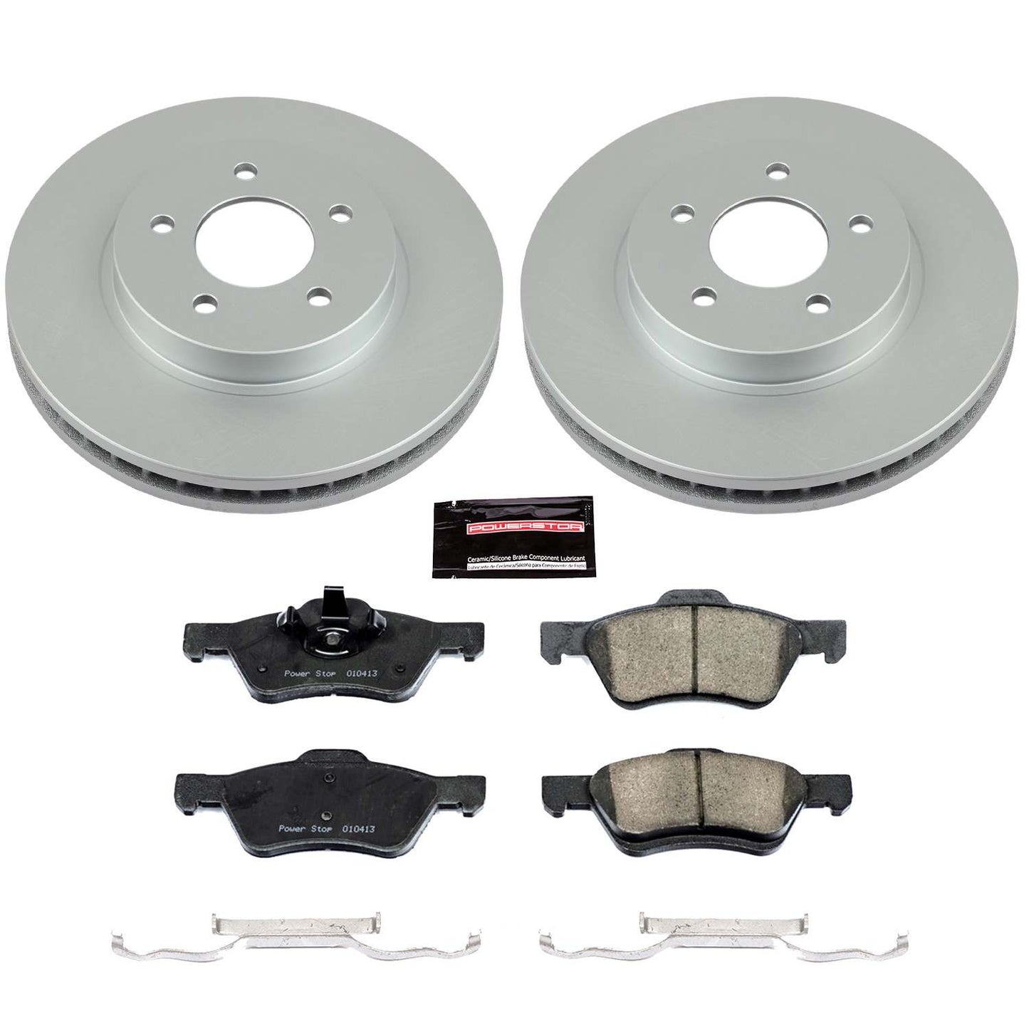 PowerStop Power Stop 08-10 Ford Escape Front Z17 Evolution Geomet Coated Brake Kit CRK4581