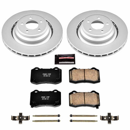 PowerStop Power Stop 05-10 Chrysler 300 Rear Z17 Evolution Geomet Coated Brake Kit CRK4583