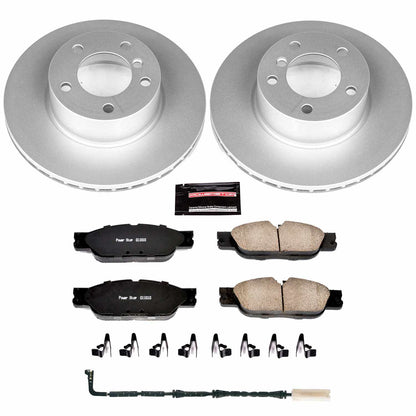 PowerStop Power Stop 2007 BMW 328i Front Z23 Evolution Sport Coated Brake Kit CRK4590