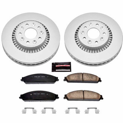 PowerStop Power Stop 05-07 Ford Five Hundred Front Z17 Evolution Geomet Coated Brake Kit CRK4599