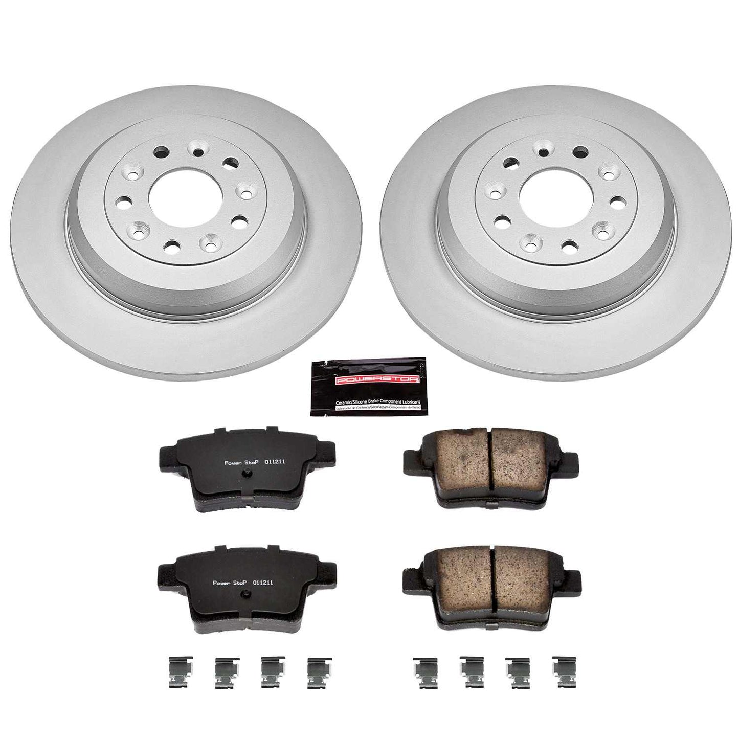 PowerStop Power Stop 05-07 Ford Five Hundred Rear Z17 Evolution Geomet Coated Brake Kit CRK4600