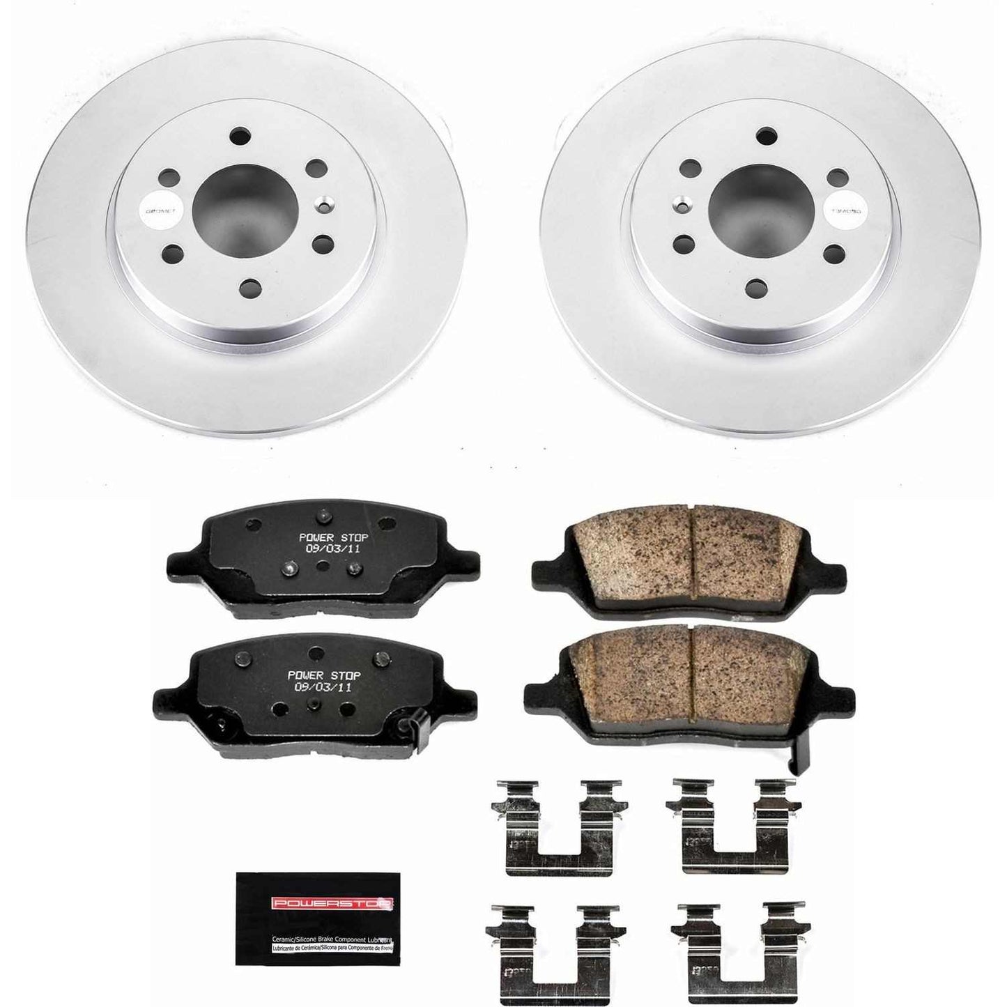 PowerStop Power Stop 06-07 Buick Terraza Rear Z17 Evolution Geomet Coated Brake Kit CRK4609