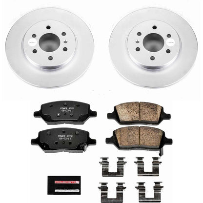 PowerStop Power Stop 06-07 Buick Terraza Rear Z17 Evolution Geomet Coated Brake Kit CRK4609