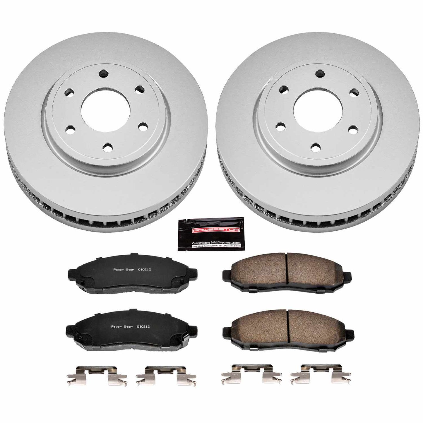 PowerStop Power Stop 05-18 Nissan Frontier Front Z17 Evolution Geomet Coated Brake Kit CRK4611