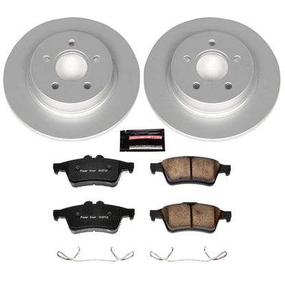 PowerStop Power Stop 08-13 Volvo C30 Rear Z23 Evolution Sport Coated Brake Kit CRK4613