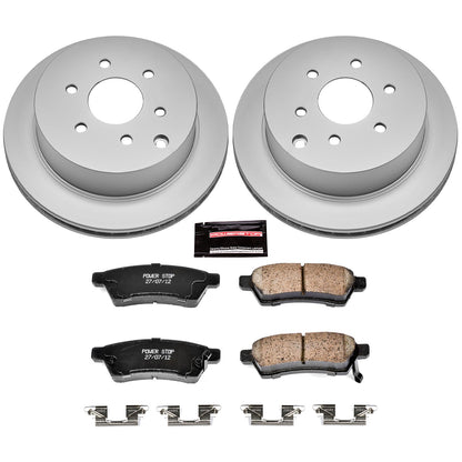 PowerStop Power Stop 05-18 Nissan Frontier Rear Z17 Evolution Geomet Coated Brake Kit CRK4621