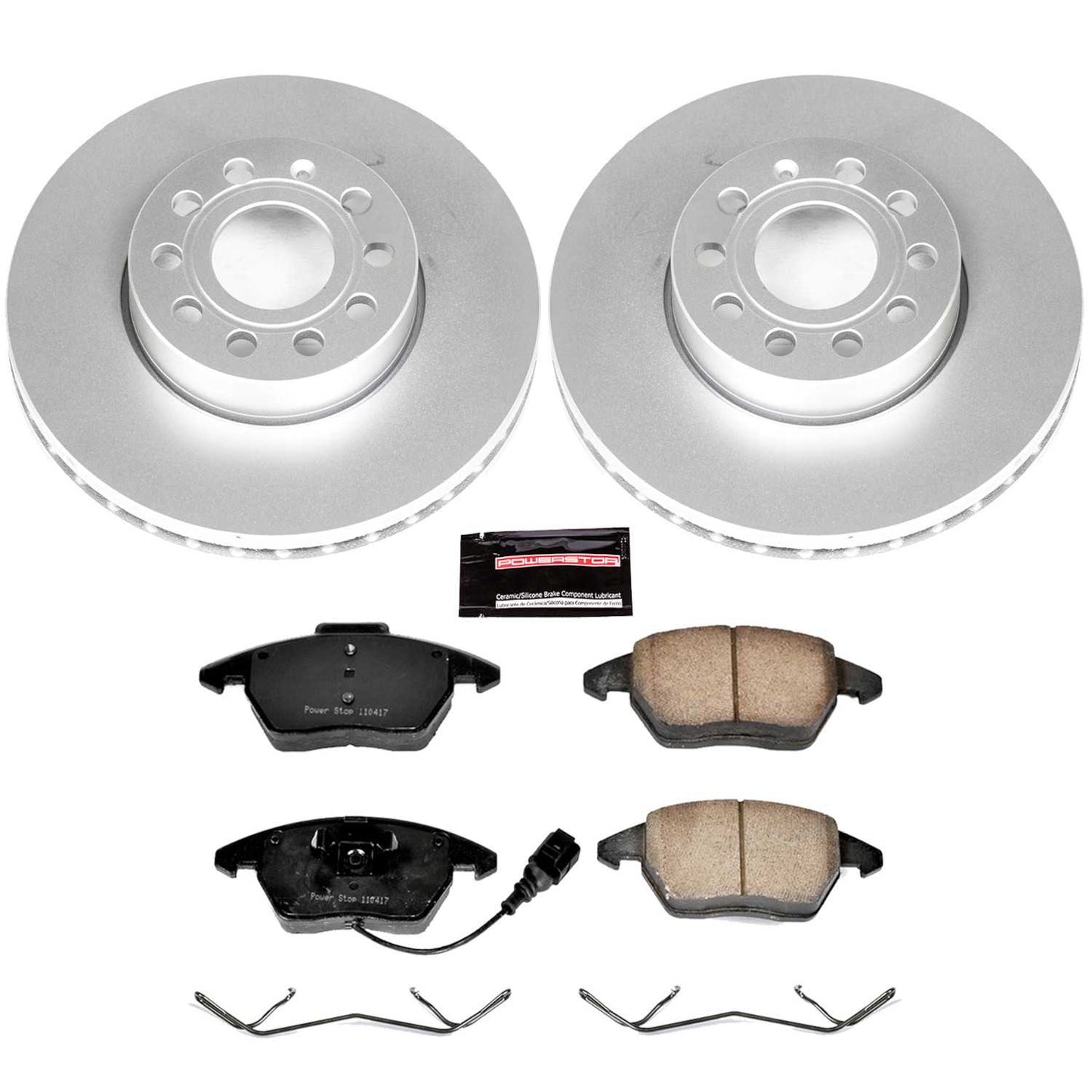 PowerStop Power Stop 10-12 Audi A3 Front Z23 Evolution Sport Coated Brake Kit CRK4623