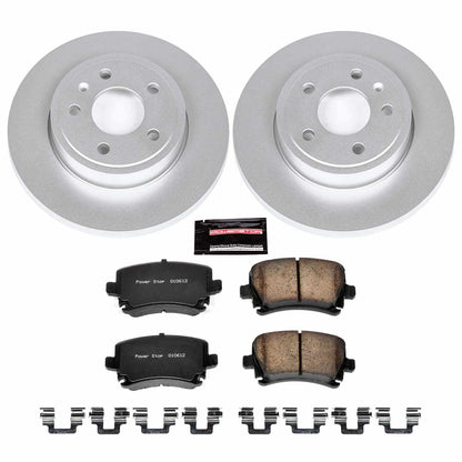 PowerStop Power Stop 05-09 Audi A4 Rear Z23 Evolution Sport Coated Brake Kit CRK4624