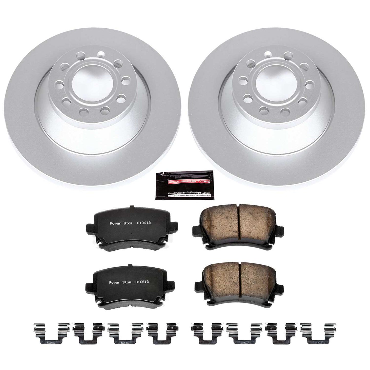 PowerStop Power Stop 05-11 Audi A6 Rear Z23 Evolution Sport Coated Brake Kit CRK4625